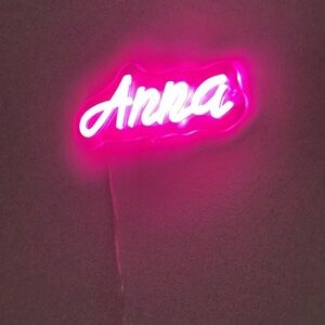 Anna Custom 10in Neon Sign